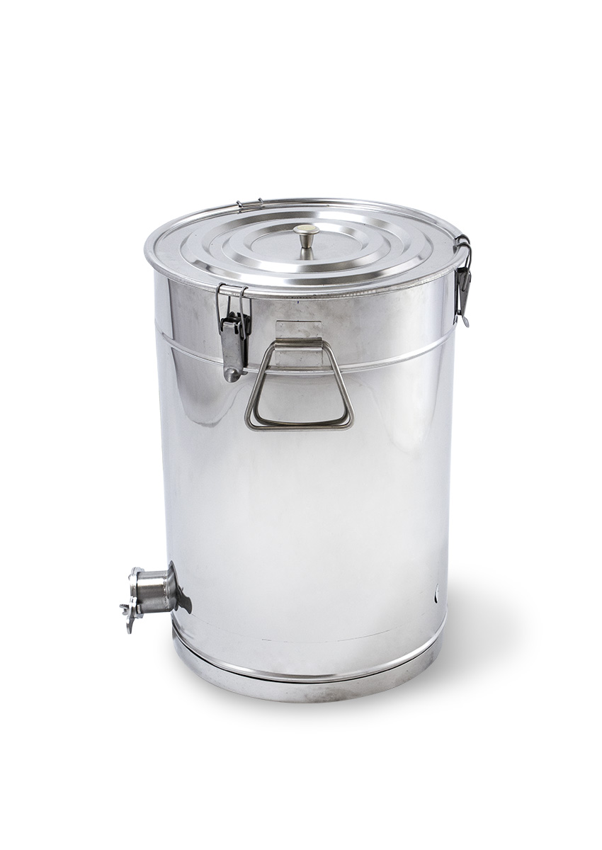 Bucket 50 kg - INOX valve and buckles - Image 2