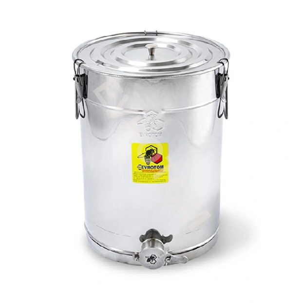 Bucket 80 kg - INOX valve and buckles